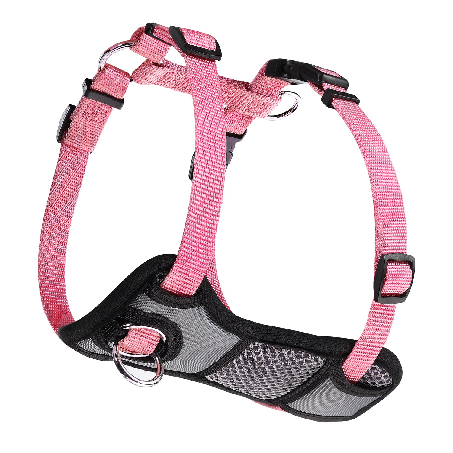 JESPET Dog Harness No Pull with Adjustable Straps for Training, Pink