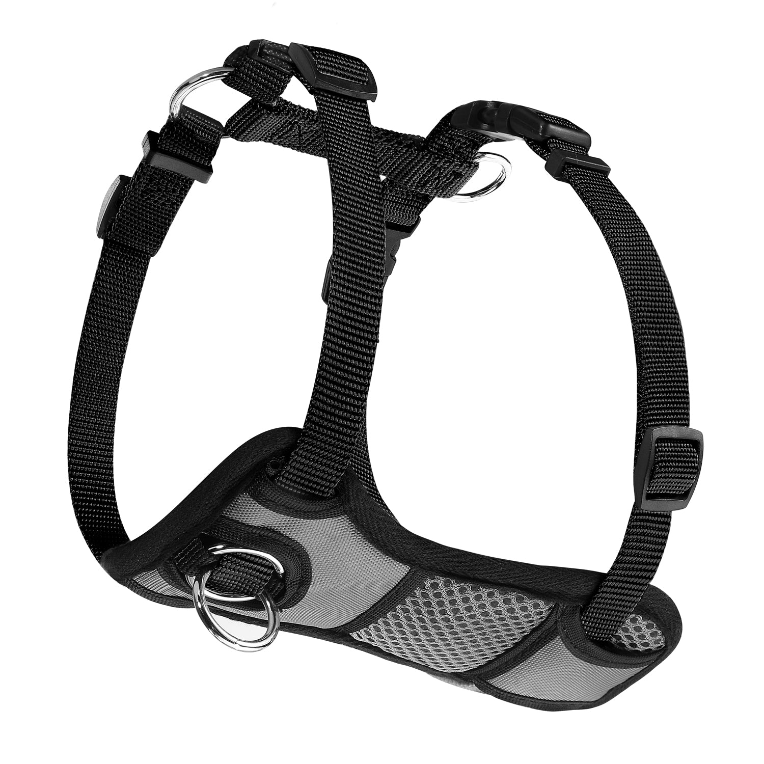 JESPET Dog Harness No Pull with Adjustable Straps for Training, Black