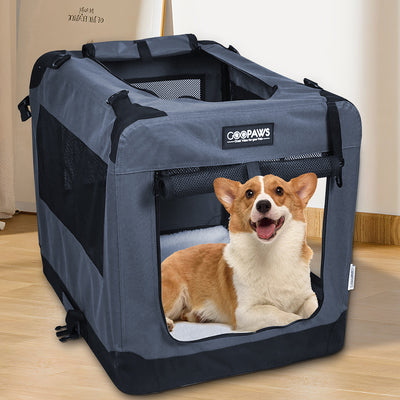Jespet Indoor & Outdoor 3-Door Collapsible Soft-Sided Dog, Cat & Small –  Jespet Inc