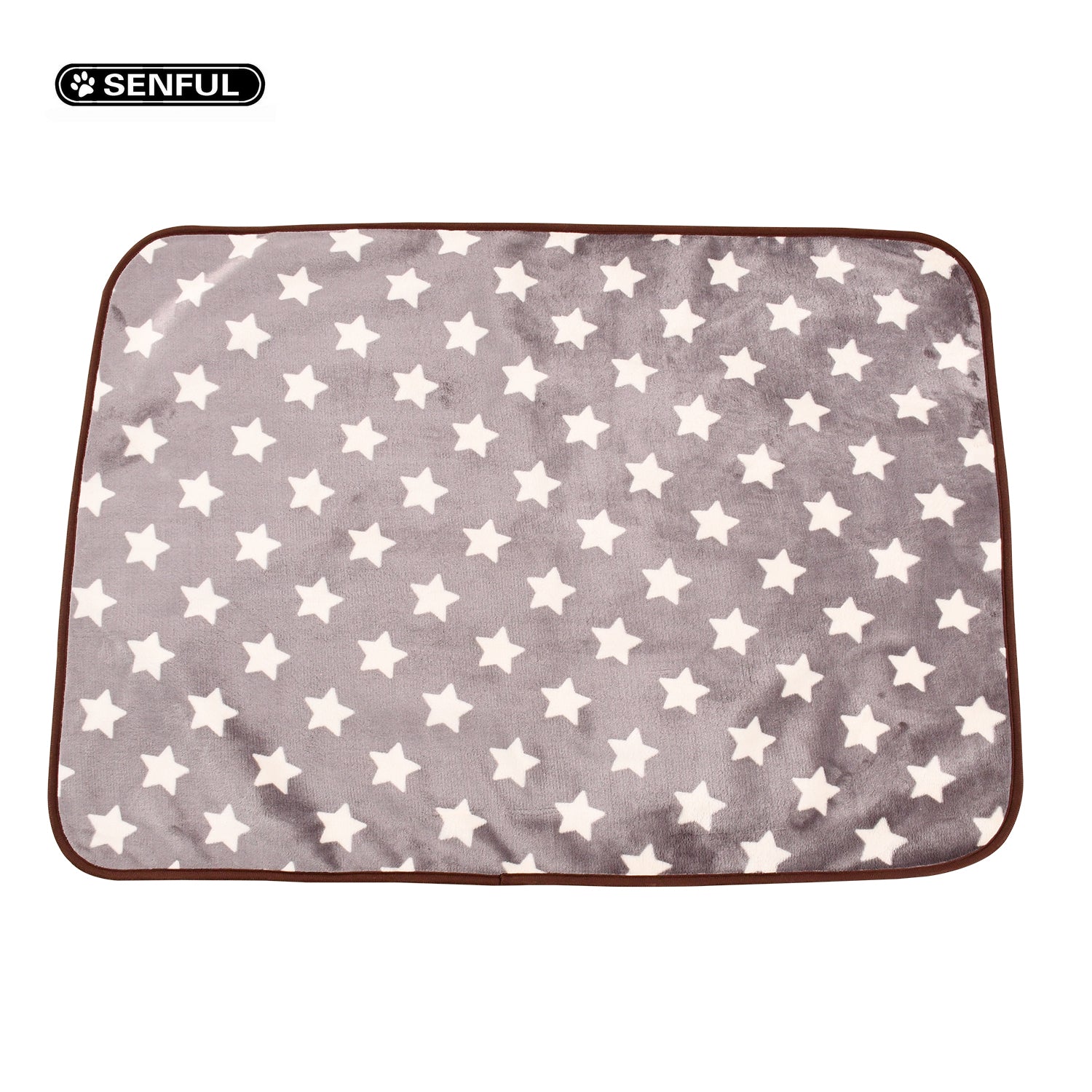 SENFUL Dog Sofa Cushions, Pet Blanket Cushion Sofa Pet Bed Mat, Coffee,  22''
